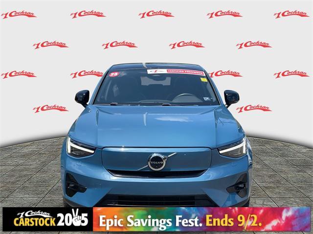 used 2023 Volvo C40 Recharge Pure Electric car, priced at $31,300