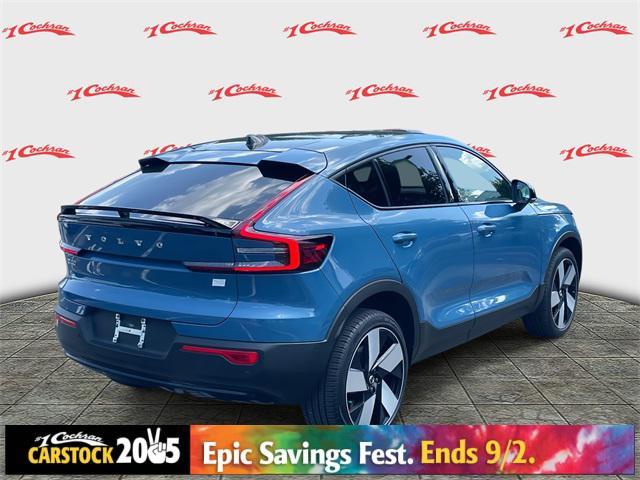 used 2023 Volvo C40 Recharge Pure Electric car, priced at $31,300