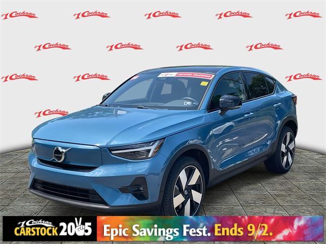 used 2023 Volvo C40 Recharge Pure Electric car, priced at $31,300