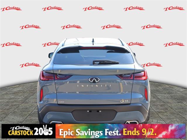 new 2025 INFINITI QX55 car, priced at $57,875