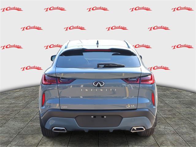 new 2025 INFINITI QX55 car, priced at $57,875