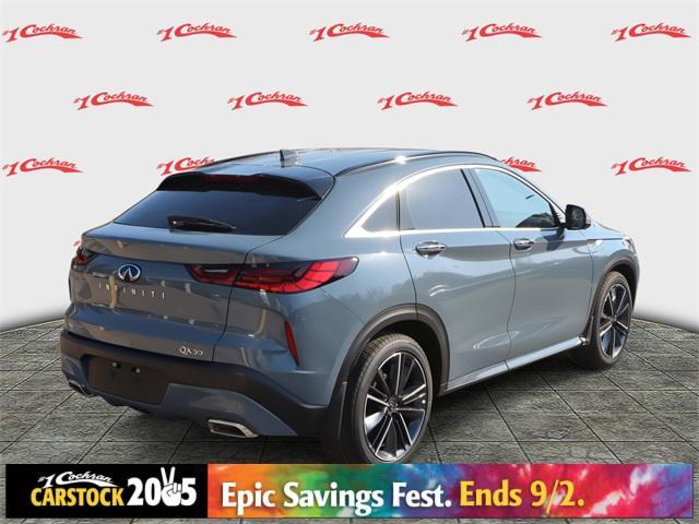 new 2025 INFINITI QX55 car, priced at $57,875