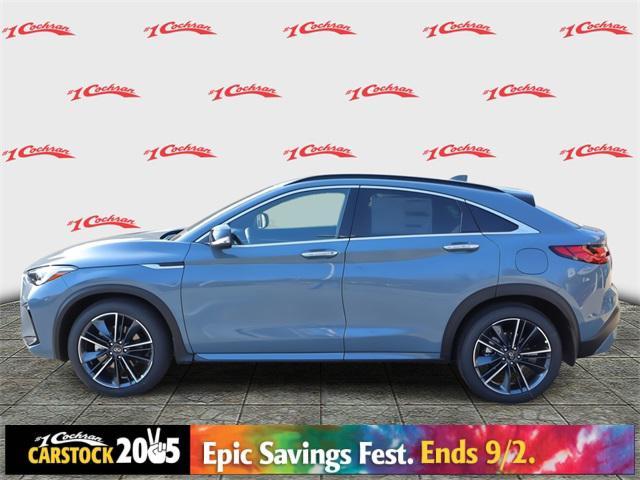 new 2025 INFINITI QX55 car, priced at $57,875