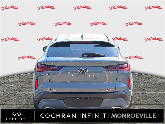 new 2025 INFINITI QX55 car, priced at $57,875