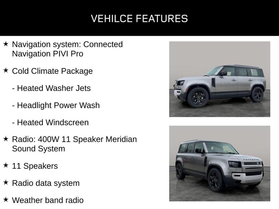 new 2024 Land Rover Defender car, priced at $81,963