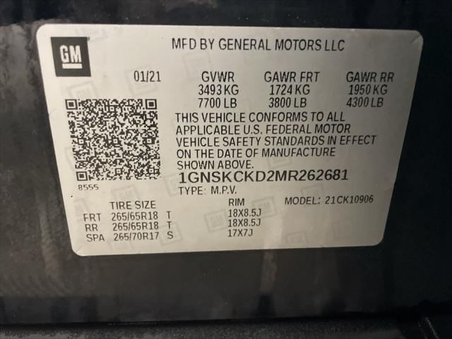 used 2021 Chevrolet Suburban car, priced at $27,796