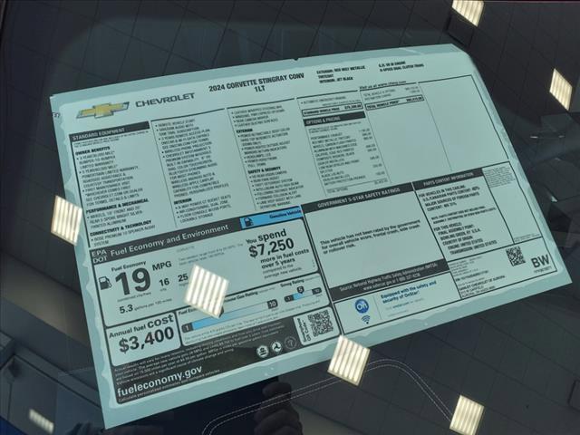 new 2024 Chevrolet Corvette car, priced at $82,415