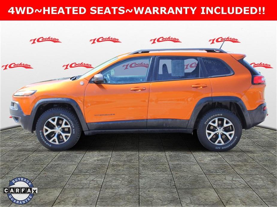 used 2015 Jeep Cherokee car, priced at $15,390