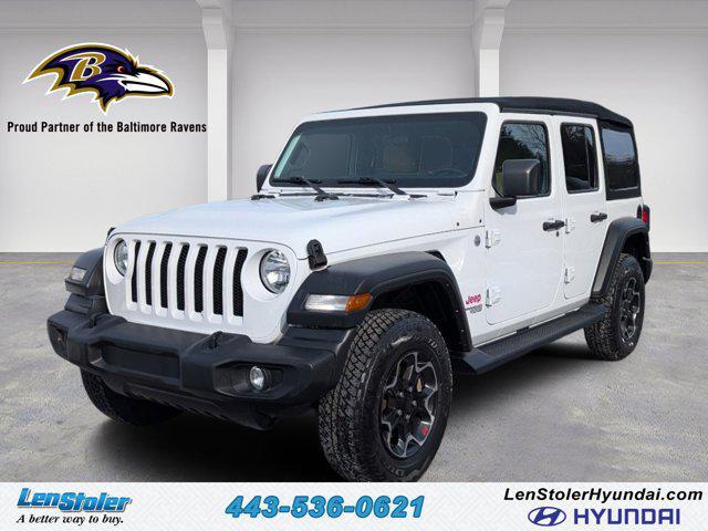 used 2021 Jeep Wrangler Unlimited car, priced at $27,394