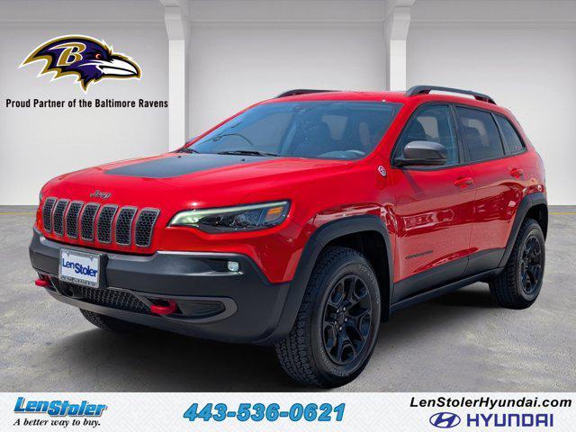 used 2021 Jeep Cherokee car, priced at $25,452