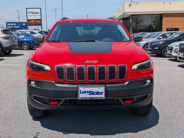 used 2021 Jeep Cherokee car, priced at $25,452
