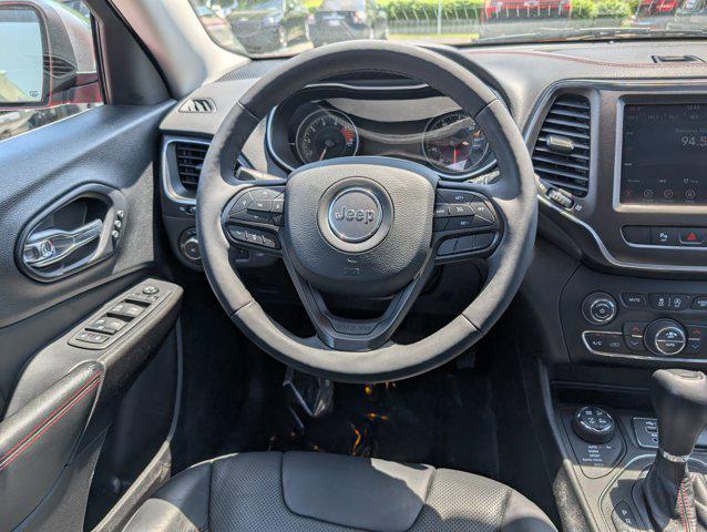 used 2021 Jeep Cherokee car, priced at $25,452
