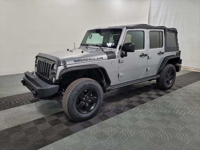 used 2016 Jeep Wrangler Unlimited car, priced at $23,095