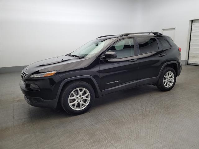 used 2017 Jeep Cherokee car, priced at $16,595