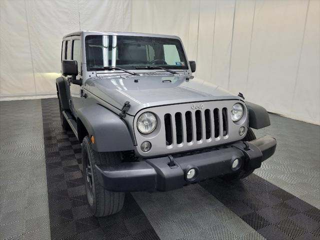 used 2017 Jeep Wrangler Unlimited car, priced at $23,695