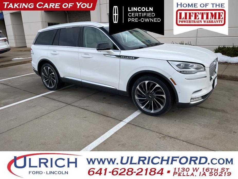 used 2020 Lincoln Aviator car, priced at $47,890