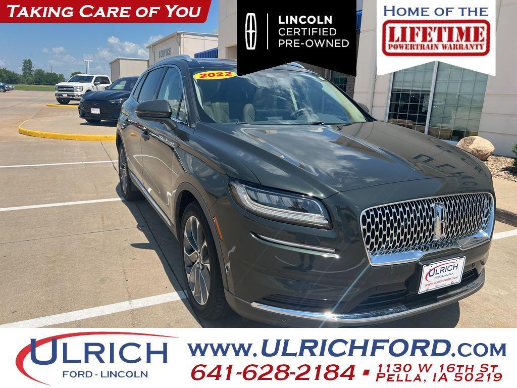 used 2022 Lincoln Nautilus car, priced at $39,450