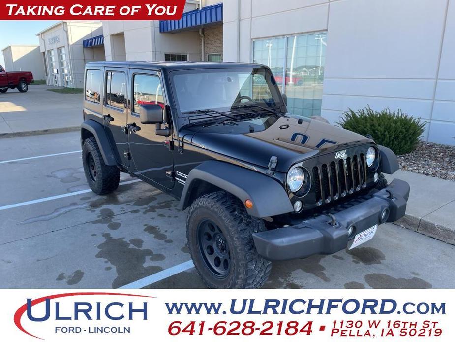 used 2016 Jeep Wrangler Unlimited car, priced at $21,950