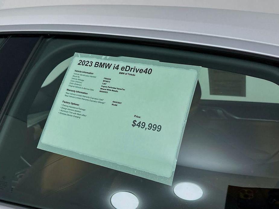 used 2023 BMW i4 Gran Coupe car, priced at $41,499