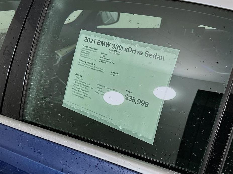 used 2021 BMW 330 car, priced at $31,799