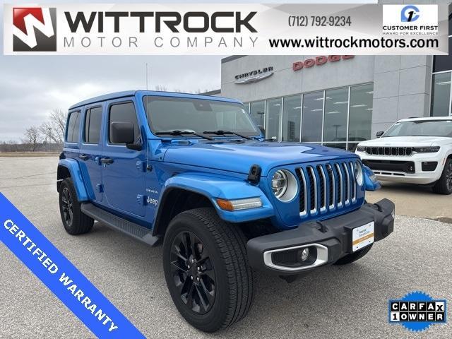 used 2021 Jeep Wrangler Unlimited 4xe car, priced at $32,363