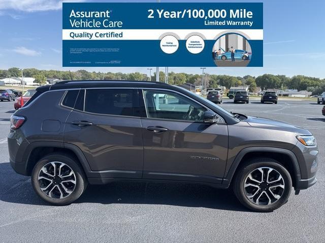 used 2022 Jeep Compass car, priced at $22,592