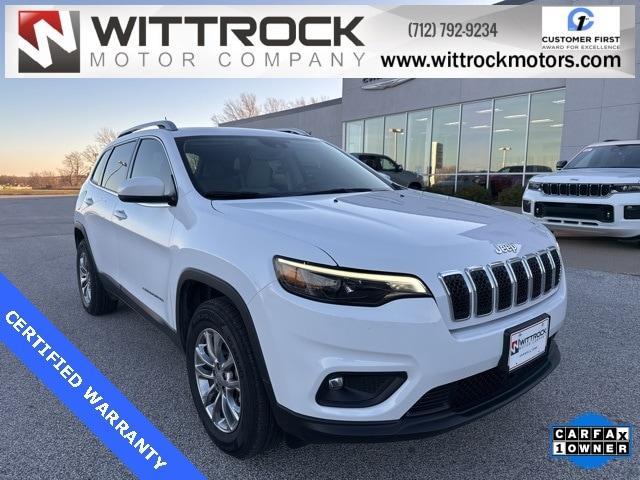 used 2021 Jeep Cherokee car, priced at $24,215