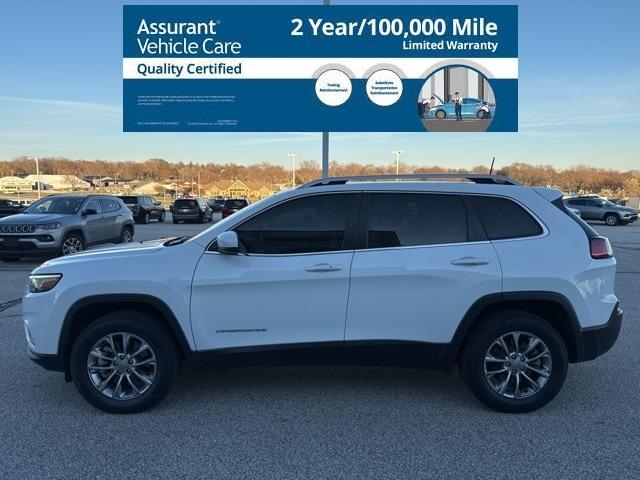 used 2021 Jeep Cherokee car, priced at $24,215