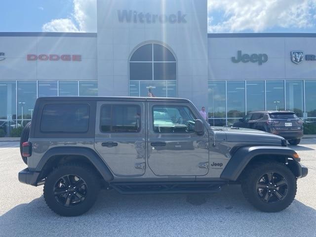 used 2021 Jeep Wrangler Unlimited car, priced at $30,973