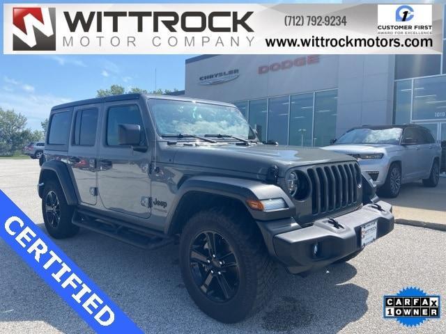 used 2021 Jeep Wrangler Unlimited car, priced at $28,574