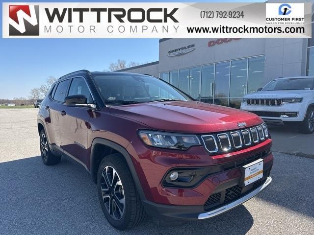 used 2022 Jeep Compass car, priced at $23,844