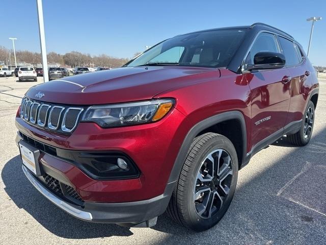 used 2022 Jeep Compass car, priced at $23,844