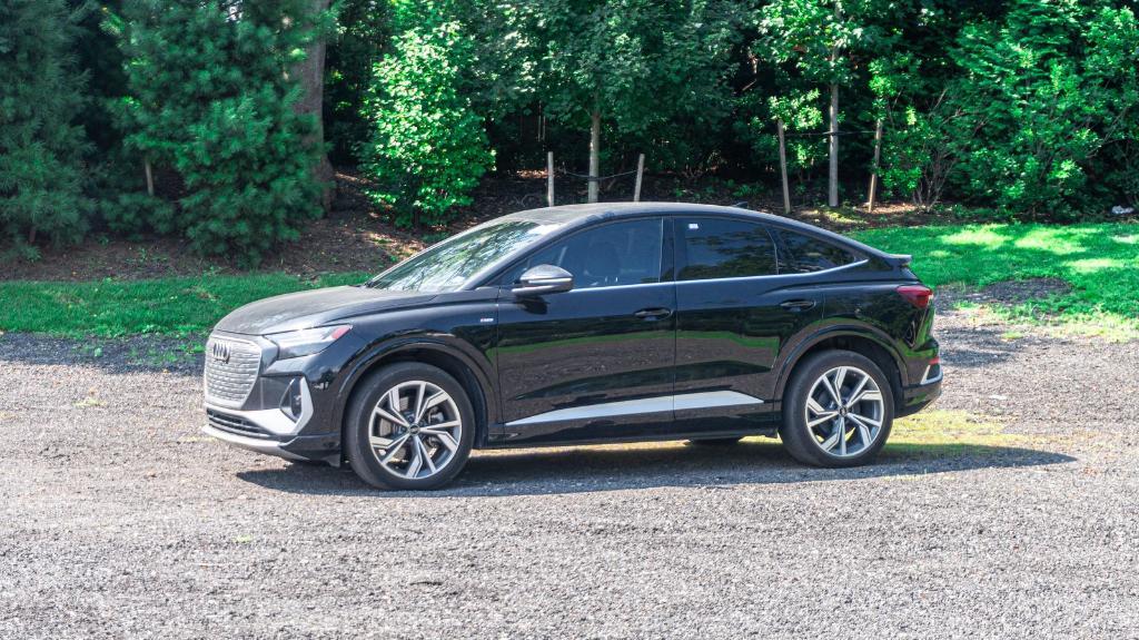 used 2023 Audi Q4 e-tron car, priced at $23,995