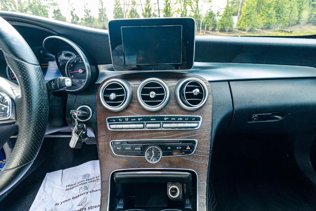 used 2017 Mercedes-Benz C-Class car, priced at $17,695