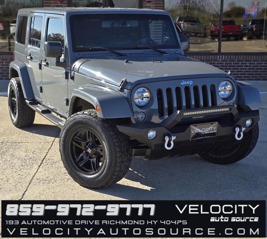 used 2015 Jeep Wrangler Unlimited car, priced at $21,800