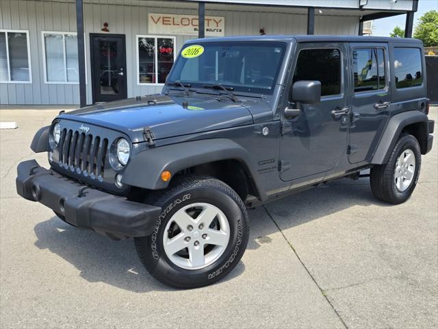 used 2016 Jeep Wrangler Unlimited car, priced at $18,800