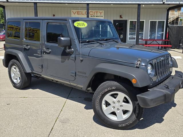 used 2016 Jeep Wrangler Unlimited car, priced at $18,800