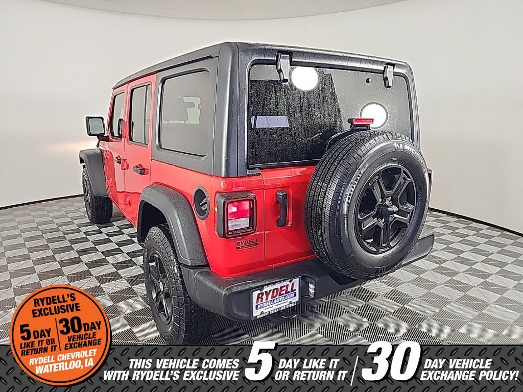 used 2021 Jeep Wrangler Unlimited car, priced at $25,992