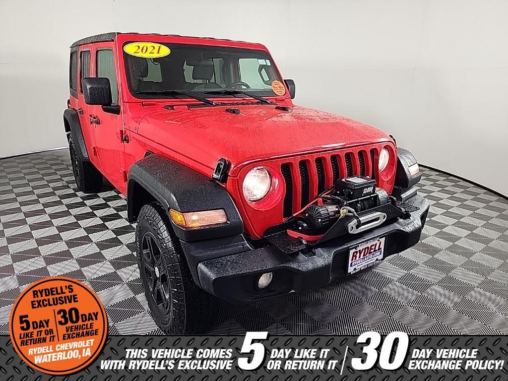 used 2021 Jeep Wrangler Unlimited car, priced at $25,992