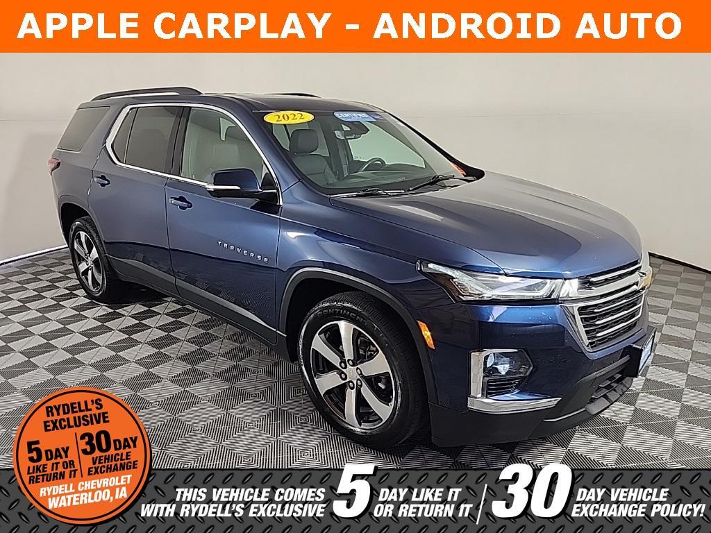 used 2022 Chevrolet Traverse car, priced at $36,991