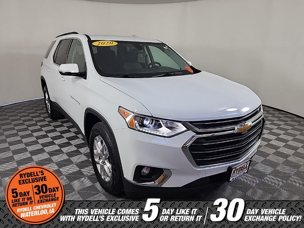 used 2020 Chevrolet Traverse car, priced at $21,991