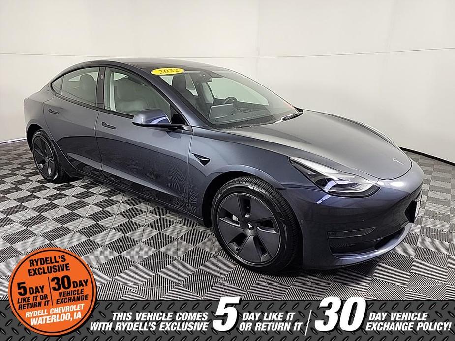 used 2022 Tesla Model 3 car, priced at $24,991