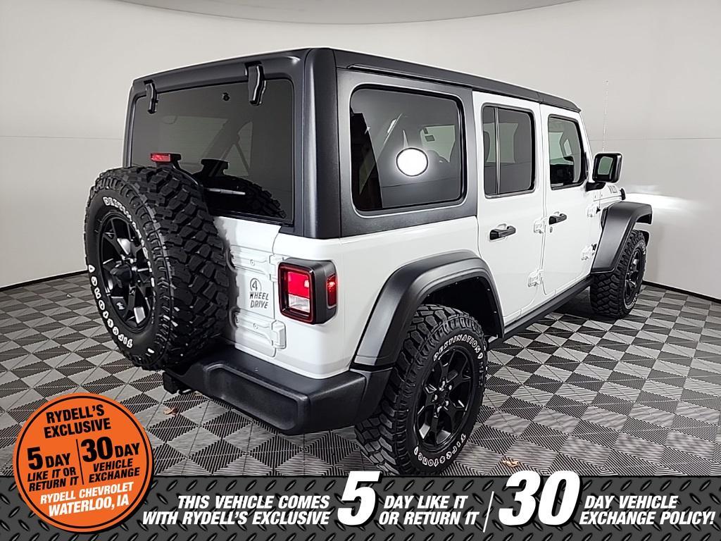 used 2021 Jeep Wrangler Unlimited car, priced at $34,301