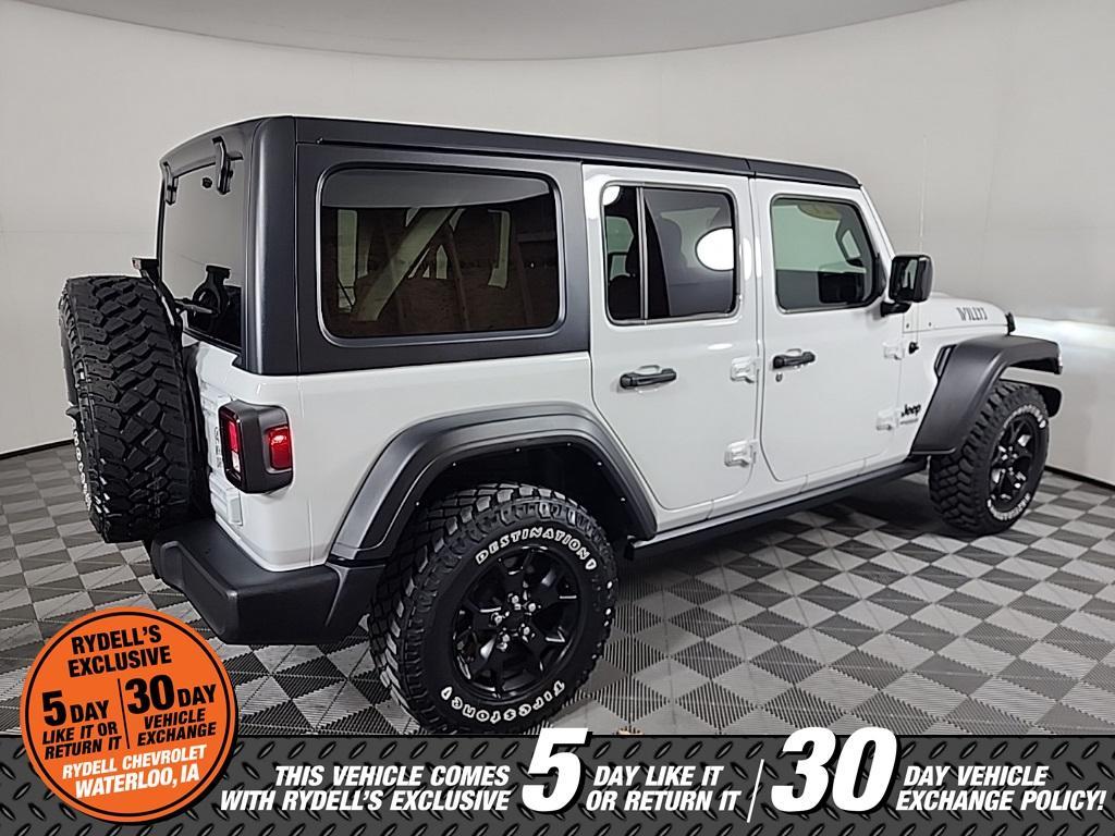 used 2021 Jeep Wrangler Unlimited car, priced at $34,301