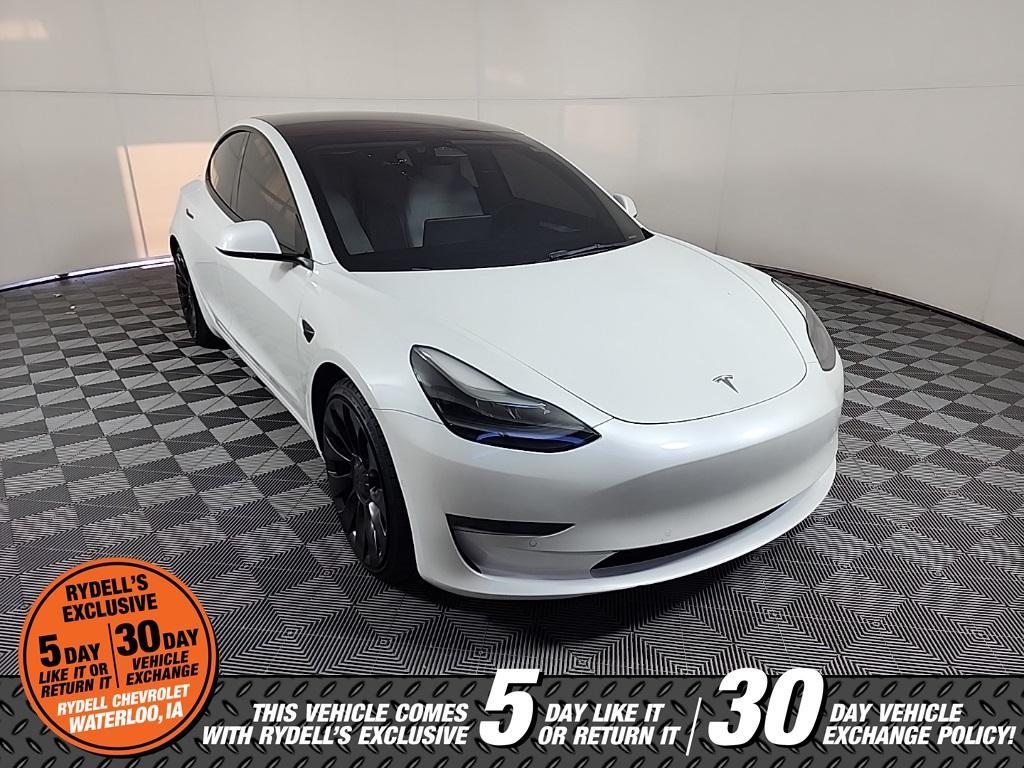 used 2022 Tesla Model 3 car, priced at $29,991