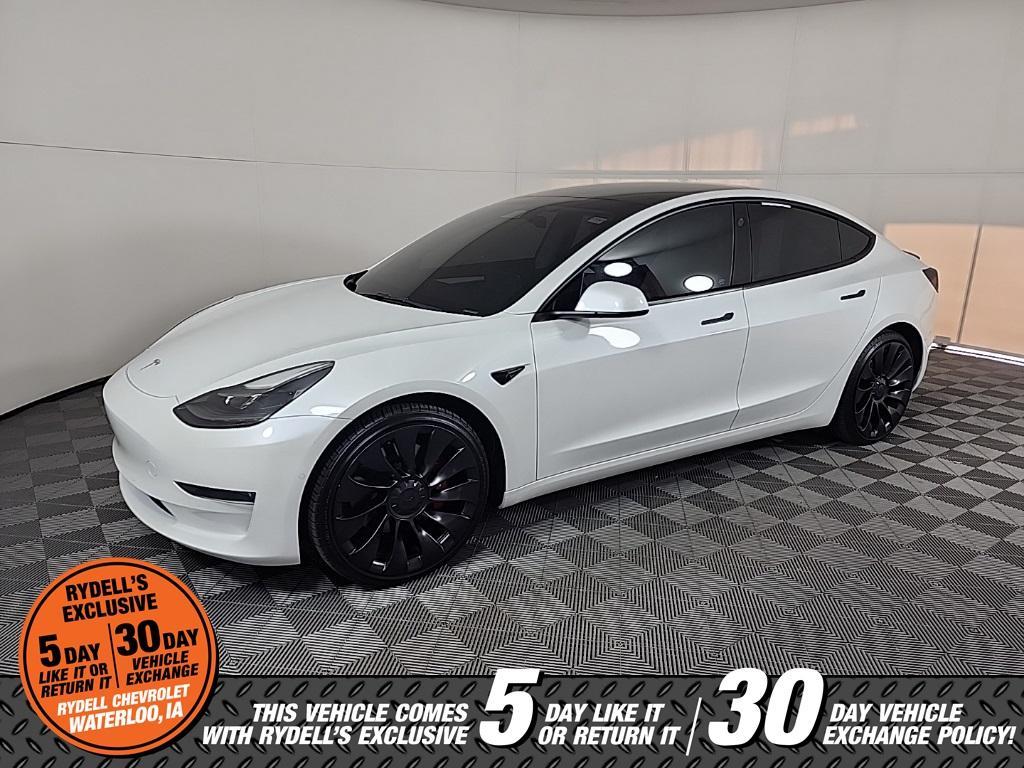used 2022 Tesla Model 3 car, priced at $29,991