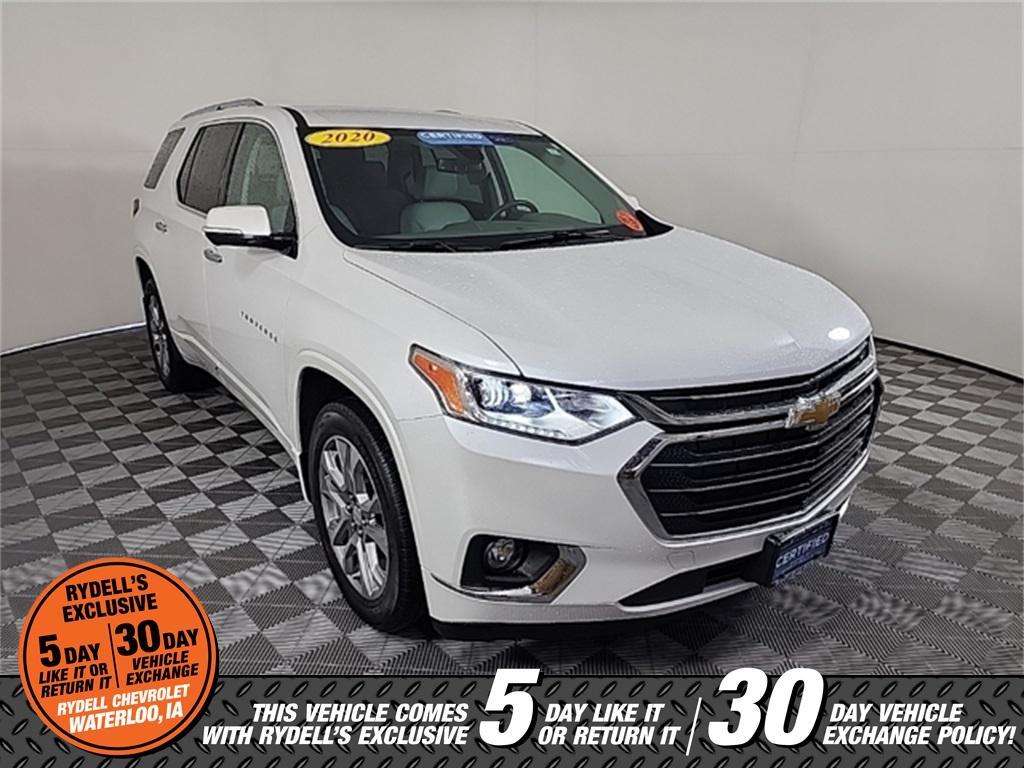 used 2020 Chevrolet Traverse car, priced at $36,491