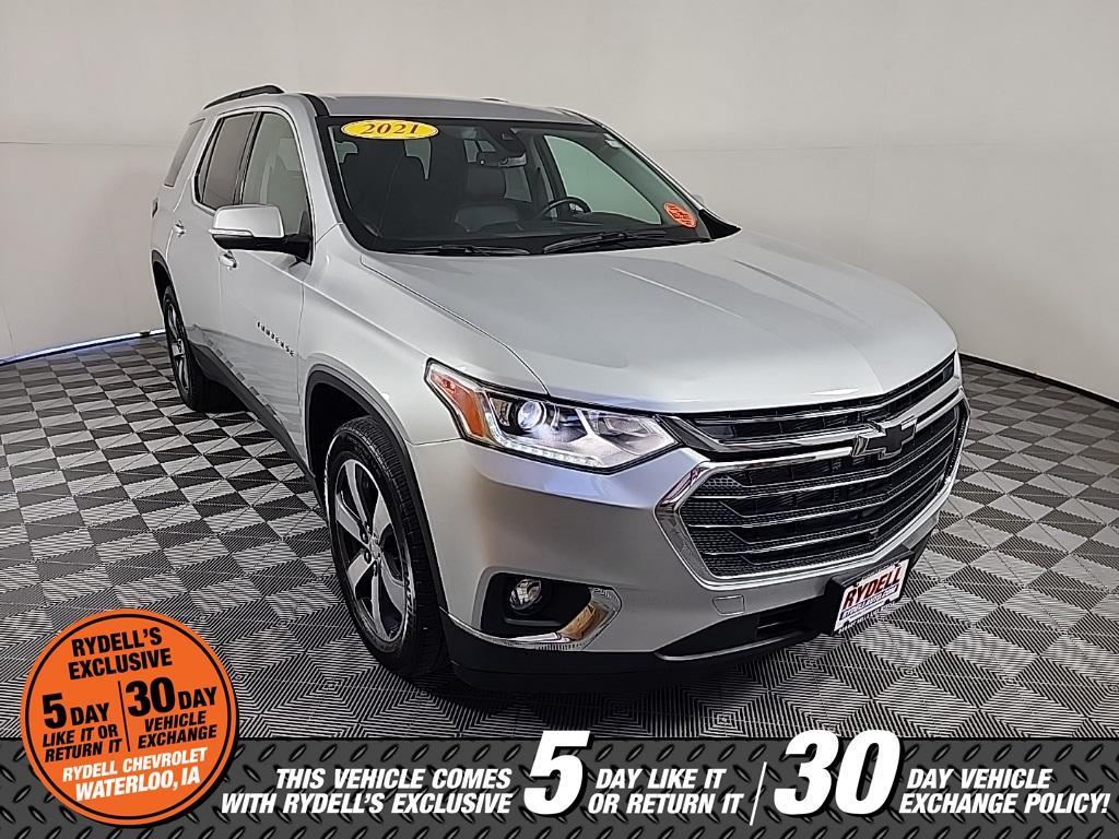 used 2021 Chevrolet Traverse car, priced at $28,991