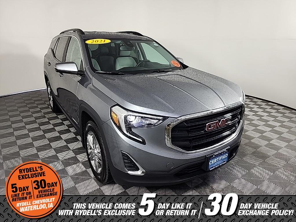 used 2021 GMC Terrain car, priced at $21,991