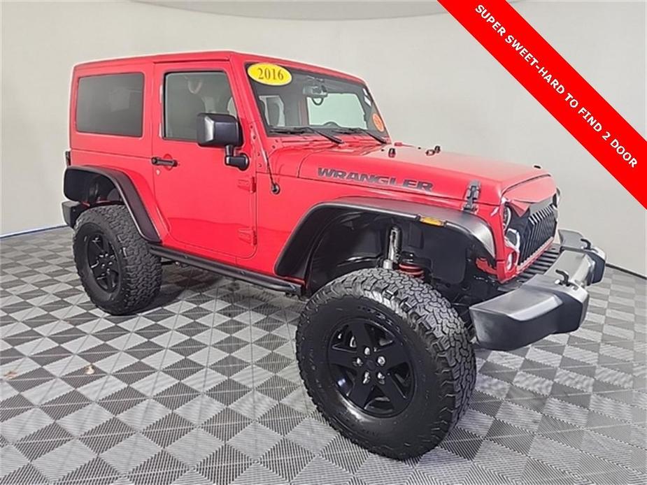 used 2016 Jeep Wrangler car, priced at $22,500